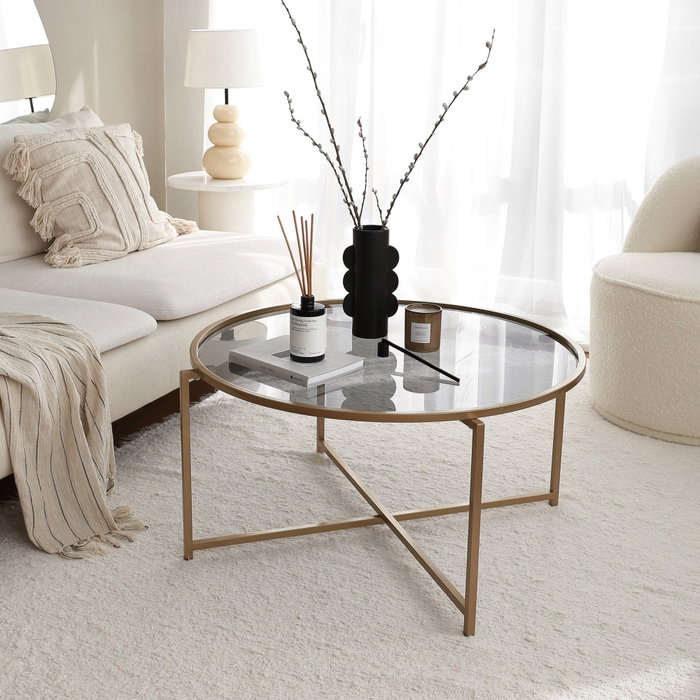 Hanah Home Gold Sun S404F Oro y Humo Hanah Home Gold Sun S404F Oro y Humo